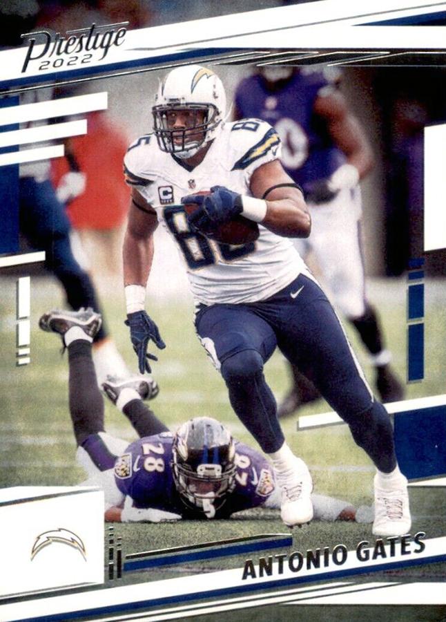 2022 Panini Prestige Base Antonio Gates #159 San Diego Chargers
