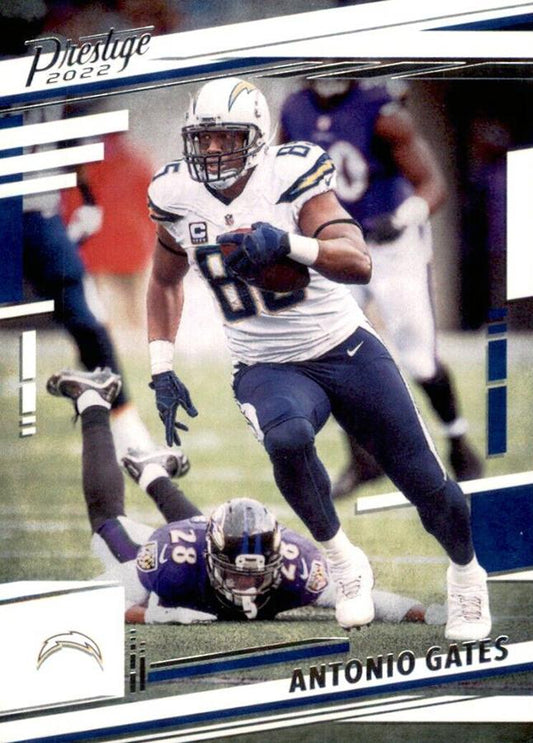 2022 Panini Prestige Base Antonio Gates #159 San Diego Chargers
