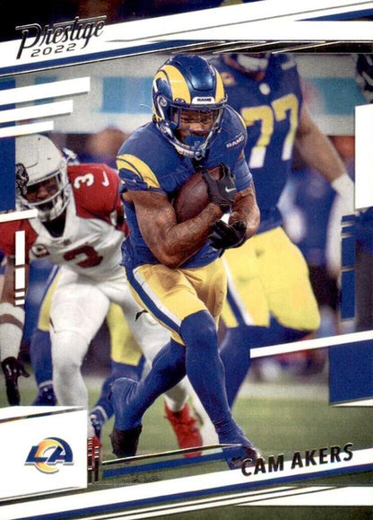 2022 Panini Prestige Base Cam Akers #162 Los Angeles Rams