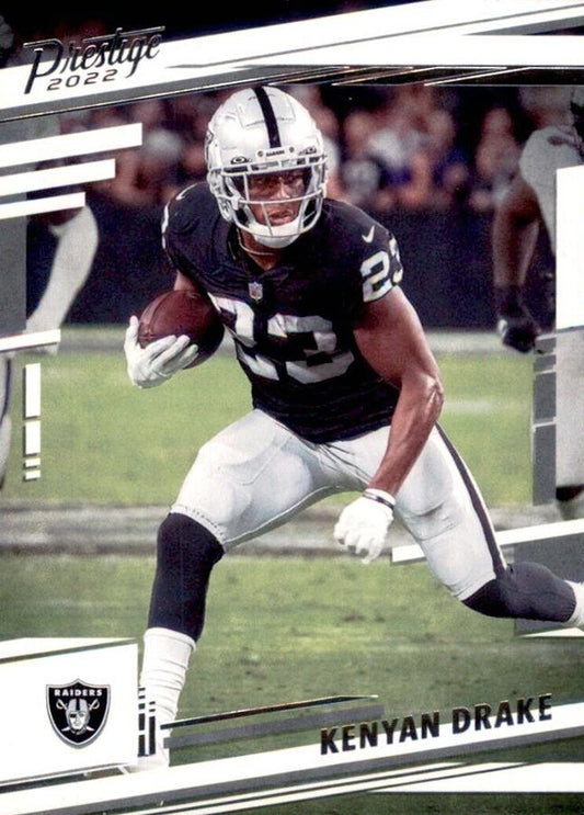 2022 Panini Prestige Base Kenyan Drake #172 Las Vegas Raiders