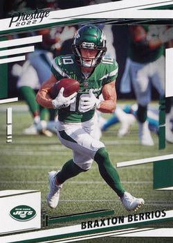 2022 Panini Prestige Base Braxton Berrios #229 New York Jets