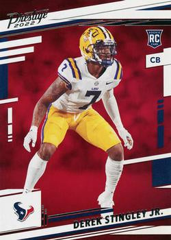 2022 Panini Prestige Rookies Derek Stingley Jr. RC #324 Houston Texans