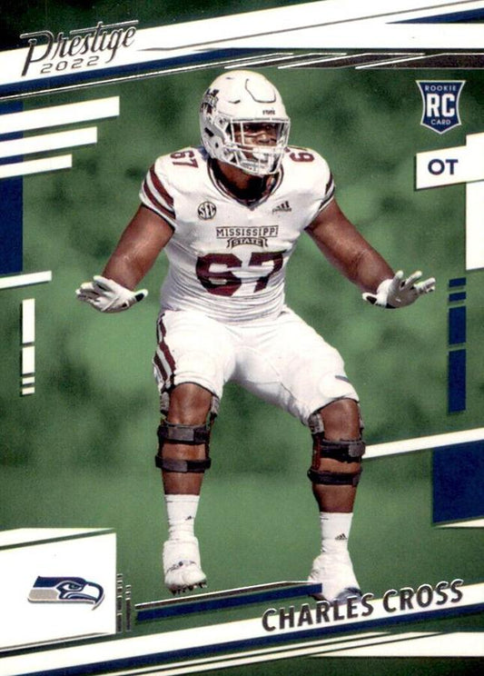 2022 Panini Prestige Rookies Charles Cross RC #367 Seattle Seahawks