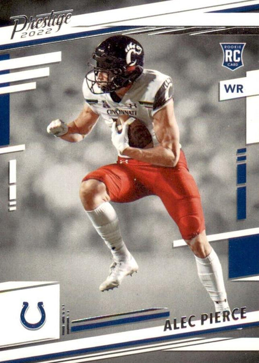 2022 Panini Prestige Rookies Alec Pierce RC #376 Indianapolis Colts