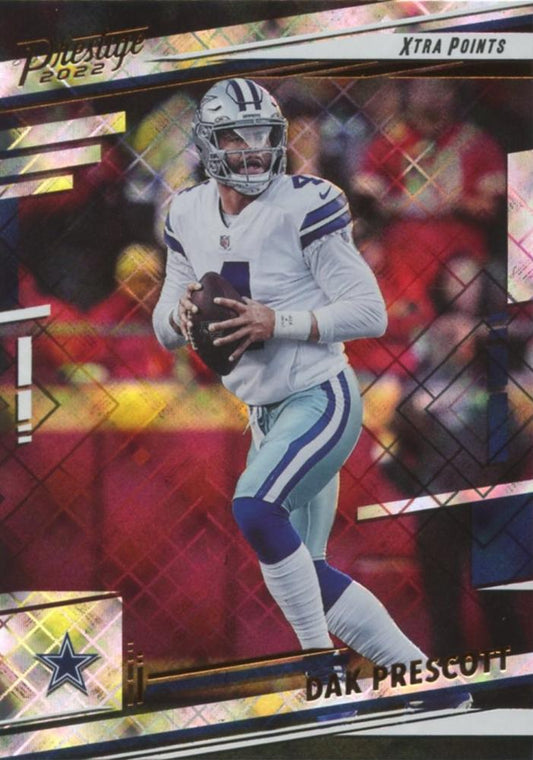 2022 Panini Prestige Xtra Points Diamond Dak Prescott #76 Dallas Cowboys