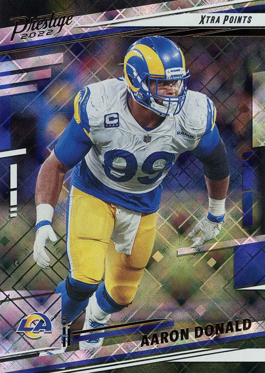 2022 Panini Prestige Xtra Points Diamond Aaron Donald #167 Los Angeles Rams