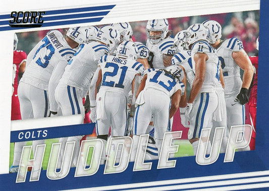 2022 Panini Score Huddle Up Indianapolis Colts HU-IND Indianapolis Colts