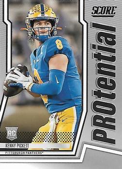2022 Panini Score Protential Kenny Pickett P-KP Pittsburgh Panthers