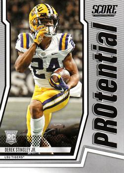 2022 Panini Score Protential Derek Stingley Jr. P-DS LSU Tigers