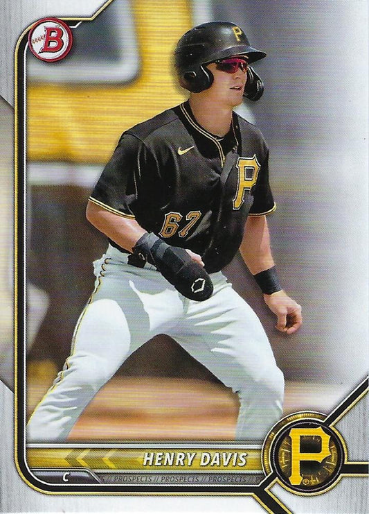 2022 Bowman Draft Henry Davis BD-7 Pittsburgh Pirates