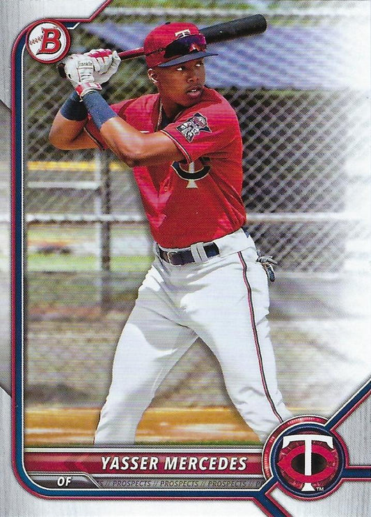 2022 Bowman Draft Yasser Mercedes BD-11 Minnesota Twins