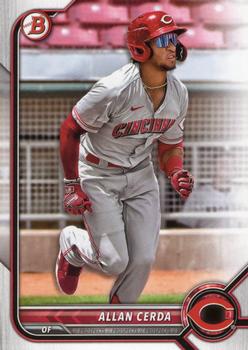2022 Bowman Draft Allan Cerda BD-22 Cincinnati Reds