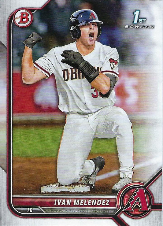 2022 Bowman Draft Ivan Melendez FBC 1st Bowman BD-29 Arizona Diamondbacks