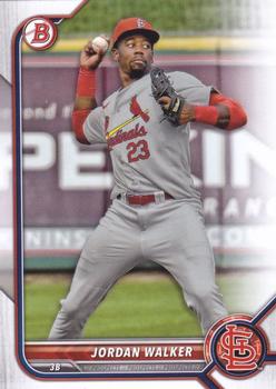 2022 Bowman Draft Jordan Walker BD-36 St. Louis Cardinals