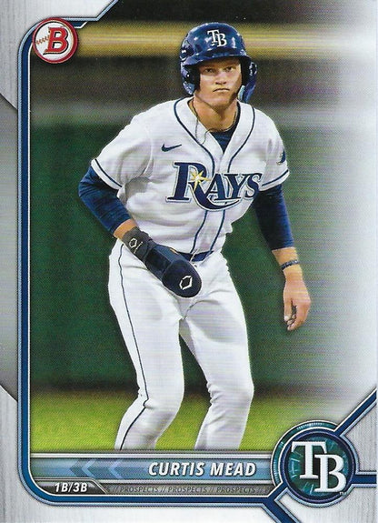 2022 Bowman Draft Curtis Mead BD-38 Tampa Bay Rays