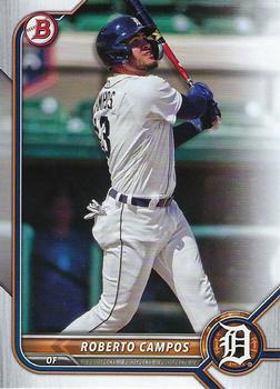 2022 Bowman Draft Roberto Campos BD-39 Detroit Tigers