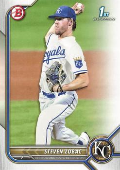 2022 Bowman Draft Steven Zobac BD-101 Kansas City Royals