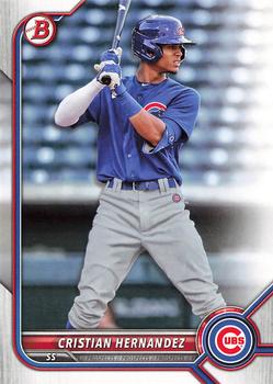 2022 Bowman Draft Cristian Hernandez BD-111 Chicago Cubs