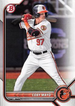 2022 Bowman Draft Coby Mayo BD-127 Baltimore Orioles