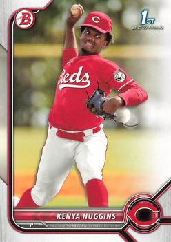 2022 Bowman Draft Kenya Huggins FBC 1st Bowman BD-140 Cincinnati Reds