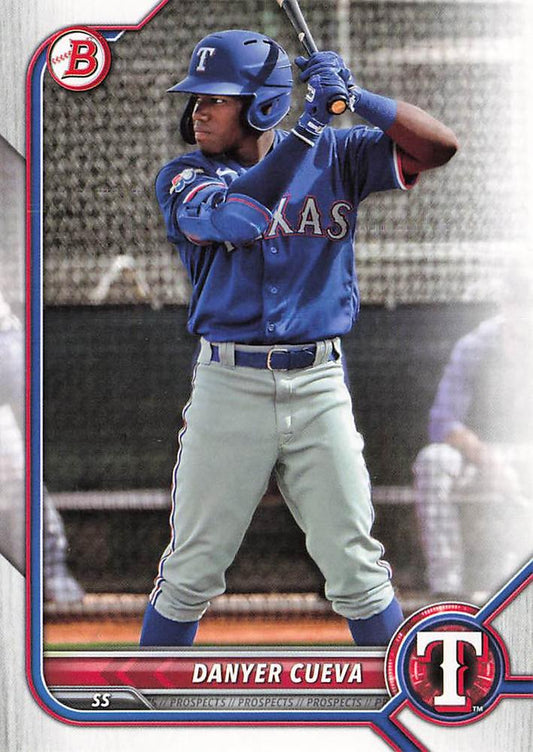 2022 Bowman Draft Danyer Cueva BD-148 Texas Rangers