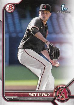2022 Bowman Draft Nate Savino FBC 1st Bowman BD-163 Arizona Diamondbacks