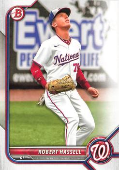 2022 Bowman Draft Robert Hassell BD-169 Washington Nationals