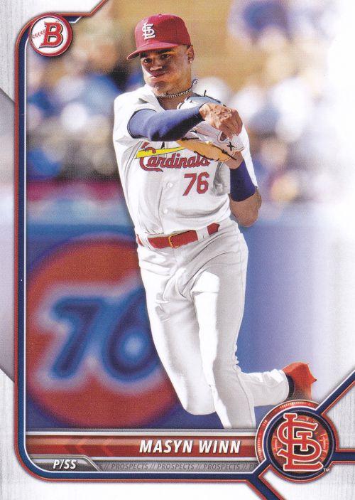 2022 Bowman Draft Masyn Winn BD-170 St. Louis Cardinals