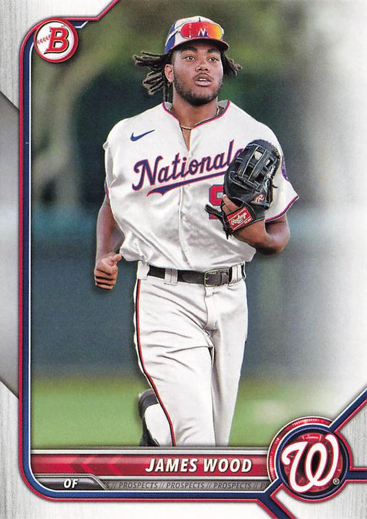 2022 Bowman Draft James Wood BD-171 Washington Nationals