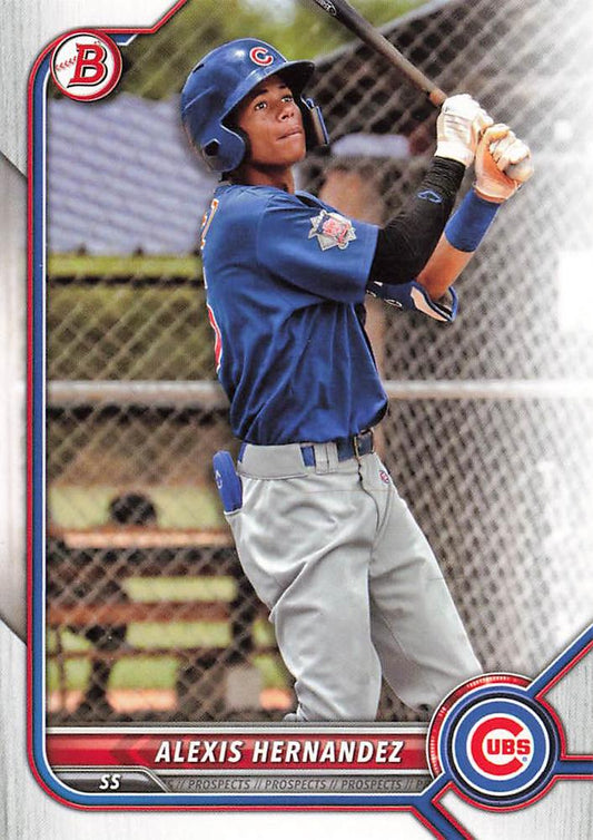 2022 Bowman Draft Alexis Hernandez BD-173 Chicago Cubs