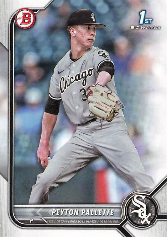 2022 Bowman Draft Peyton Pallette FBC 1st Bowman BD-177 Chicago White Sox