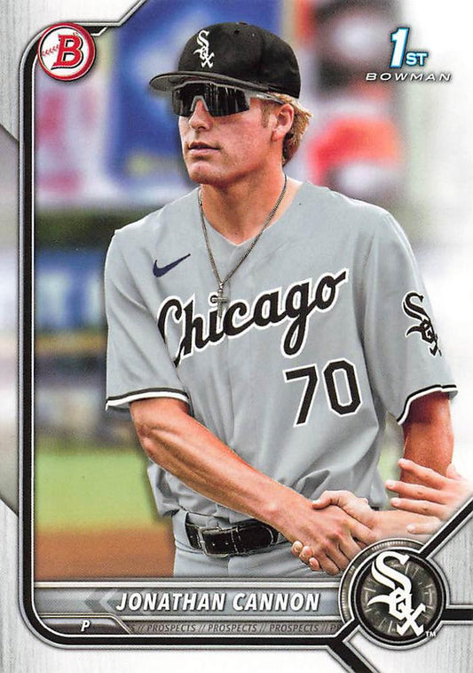 2022 Bowman Draft Jonathan Cannon BD-180 Chicago White Sox