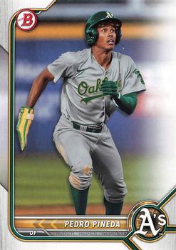2022 Bowman Draft Pedro Pineda BD-181 Oakland Athletics