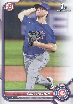 2022 Bowman Draft Cade Horton FBC 1st Bowman BD-193 Chicago Cubs