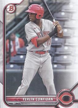 2022 Bowman Draft Yerlin Confidan BD-199 Cincinnati Reds