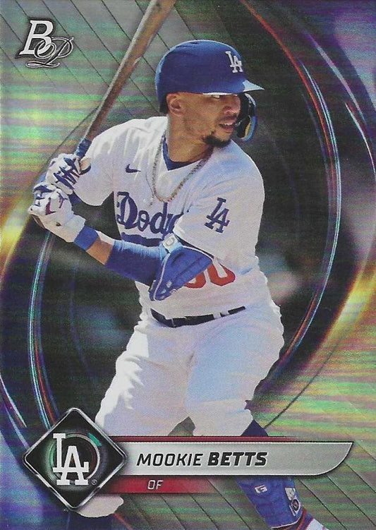 2022 Bowman Platinum Base Mookie Betts #11 Los Angeles Dodgers