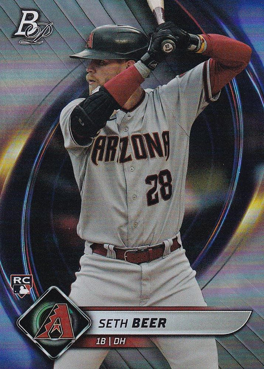 2022 Bowman Platinum Base Seth Beer RC #21 Arizona Diamondbacks