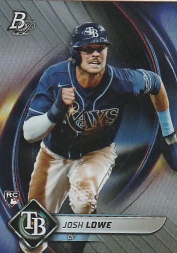 2022 Bowman Platinum Base Josh Lowe RC #81 Tampa Bay Rays