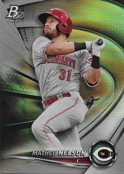 2022 Bowman Platinum Top Prospects Ice Foilboard Top Prospects Matheu Nelson #TOP-100 Cincinnati Reds