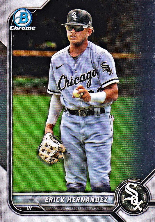 2022 Bowman Chrome Refractor Erick Hernandez BDC-57 Chicago White Sox