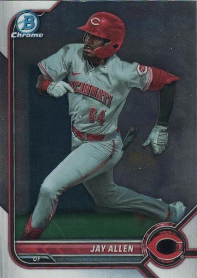 2022 Bowman Chrome Refractor Jay Allen BDC-192 Cincinnati Reds