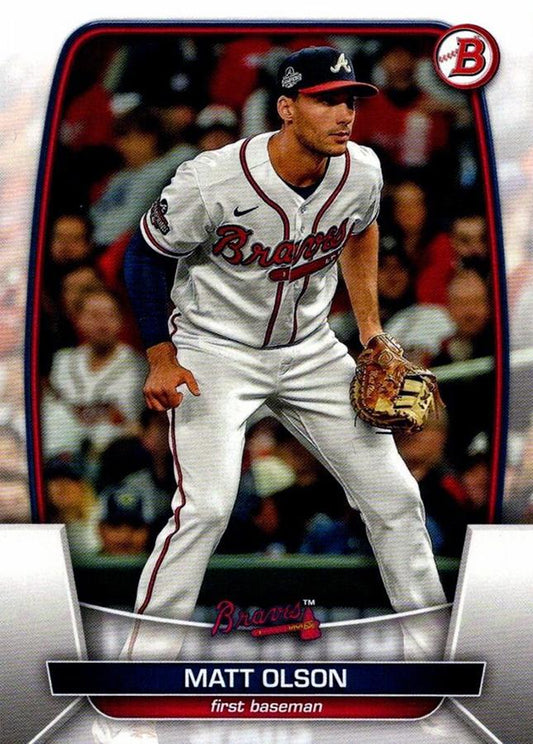 2023 Bowman Matt Olson #4 Atlanta Braves