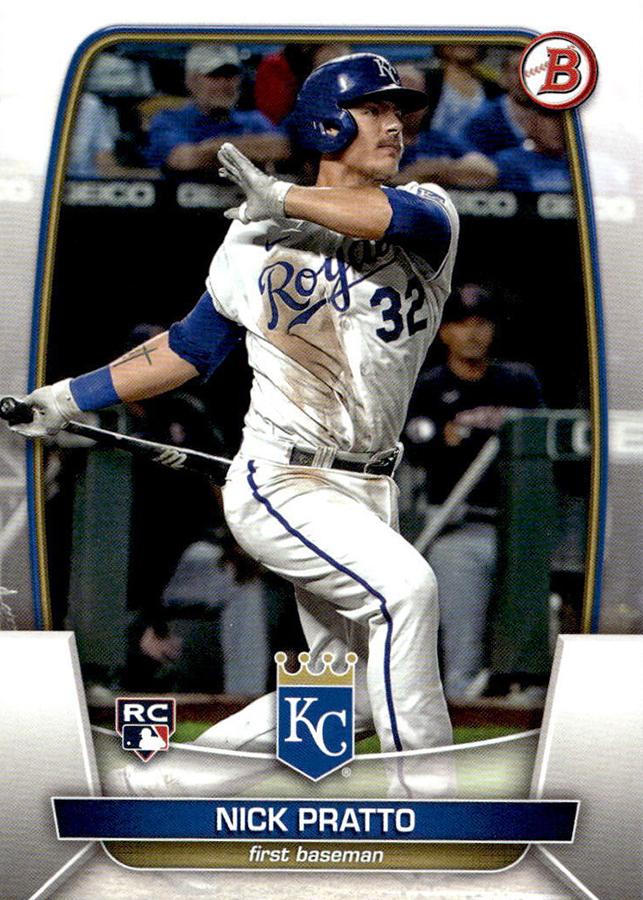 2023 Bowman Nick Pratto RC #8 Kansas City Royals