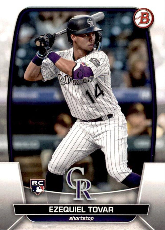 2023 Bowman Ezequiel Tovar RC #15 Colorado Rockies