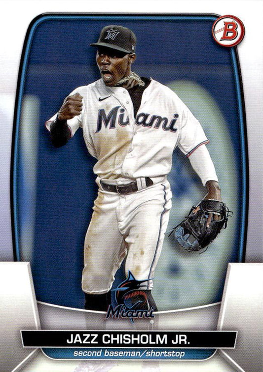 2023 Bowman Jazz Chisholm Jr. #22 Miami Marlins