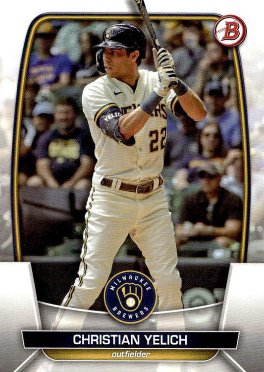2023 Bowman Christian Yelich #23 Milwaukee Brewers