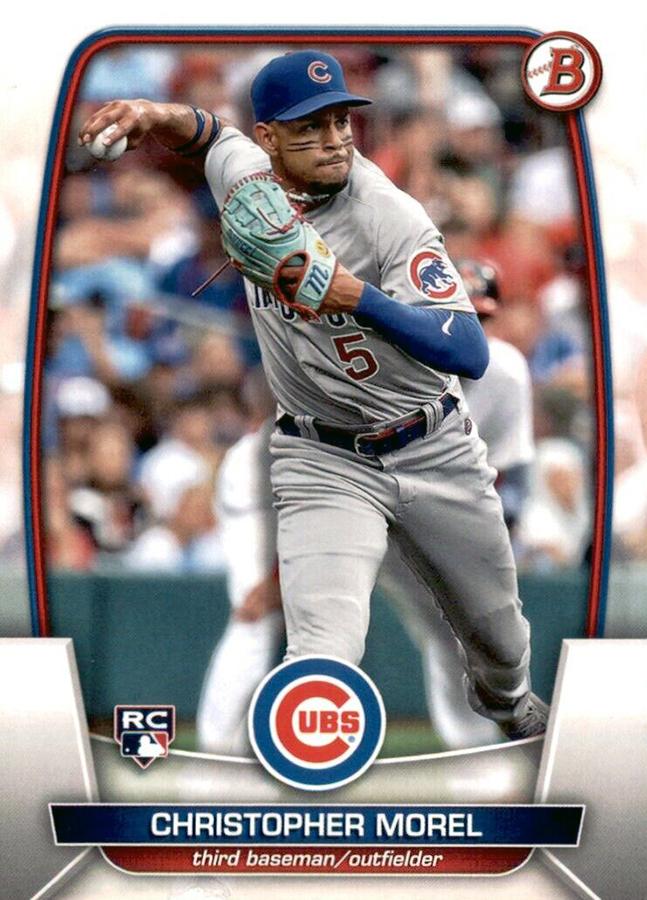 2023 Bowman Christopher Morel RC #34 Chicago Cubs