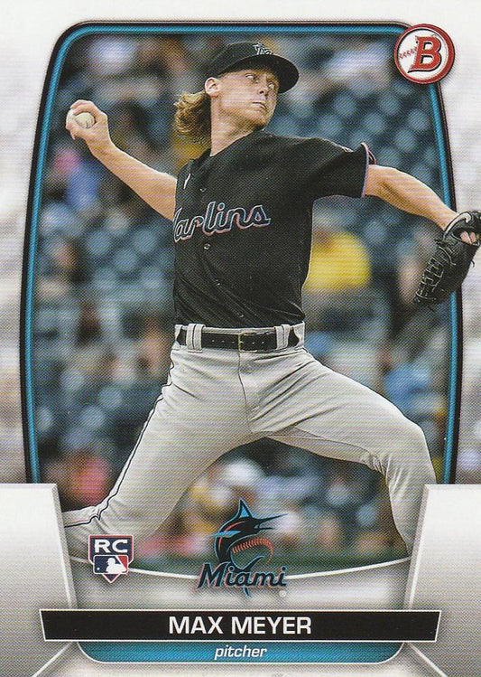 2023 Bowman Max Meyer RC #36 Miami Marlins