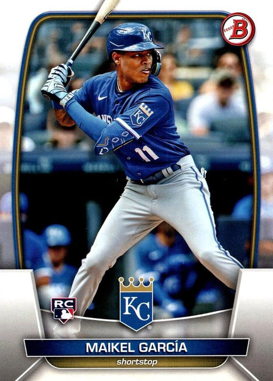 2023 Bowman Maikel Garcia RC #44 Kansas City Royals