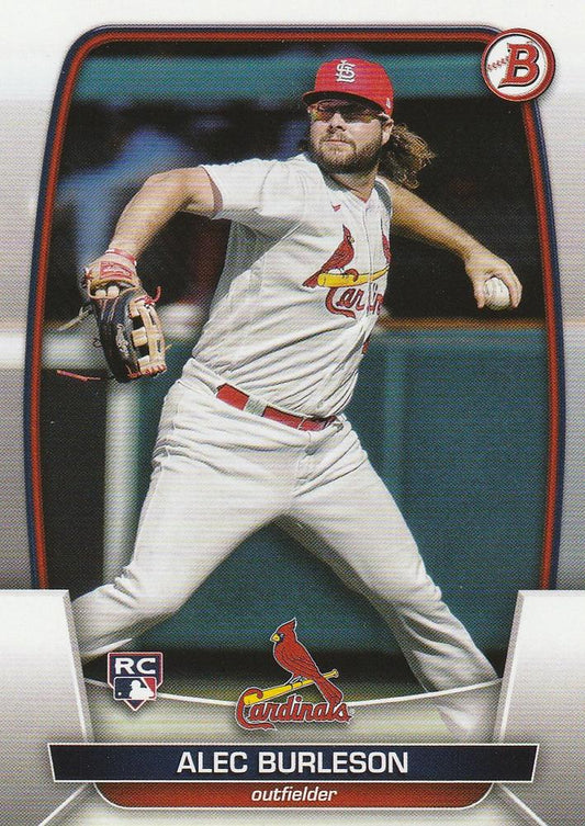 2023 Bowman Alec Burleson RC #47 St. Louis Cardinals
